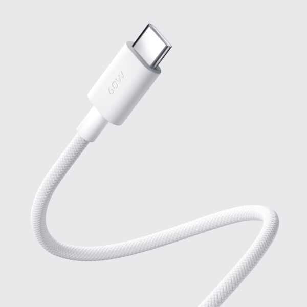 Xiaomi 3A Braided USB Type-C to USB Type-C Cable 1M - White