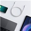 Xiaomi 3A Braided USB Type-C to USB Type-C Cable 1M - White