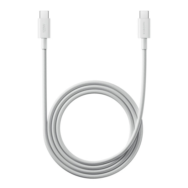 Xiaomi 6A Braided USB Type-C to USB Type-C Cable (1m) - White