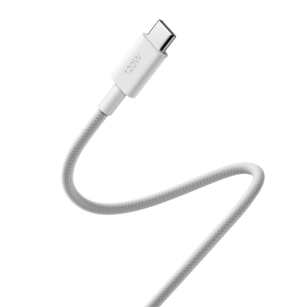 Xiaomi 6A Braided USB Type-C to USB Type-C Cable (1m) - White