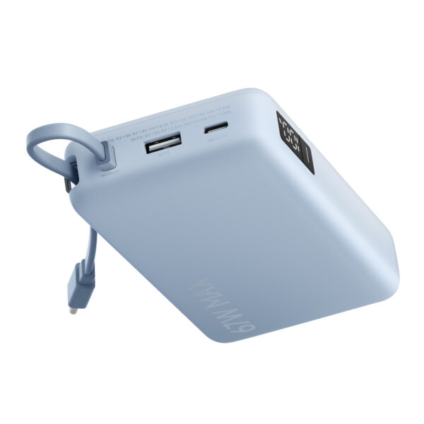 Xiaomi 67W Power Bank 20000mAh (Integrated Cable) - Ice Blue