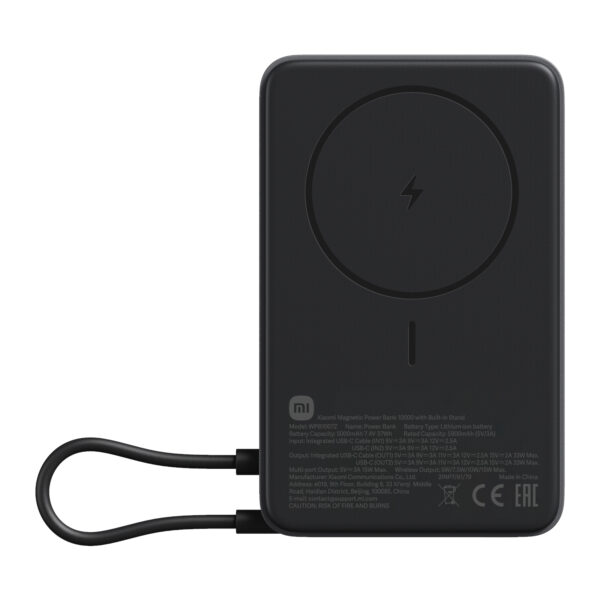 Xiaomi Magnetic Power Bank 10000mAh with Built-in Stand - Dark Grey