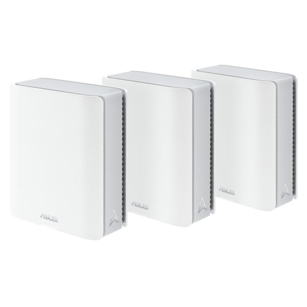 ASUS ZenWiFi BT10 Wi-Fi 7 Tri-Band 10G AiMesh Router Node (3-Pack) – White