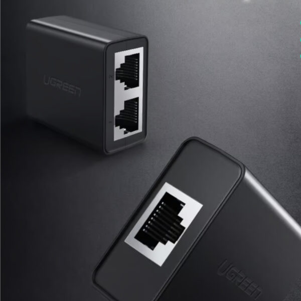 UGREEN RJ45 Splitter Adapter 2 Pack (Black)