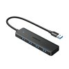 UGREEN 4-in-1 USB 3.0 Hub - High-Speed 5Gbps Data Transfer - Grey