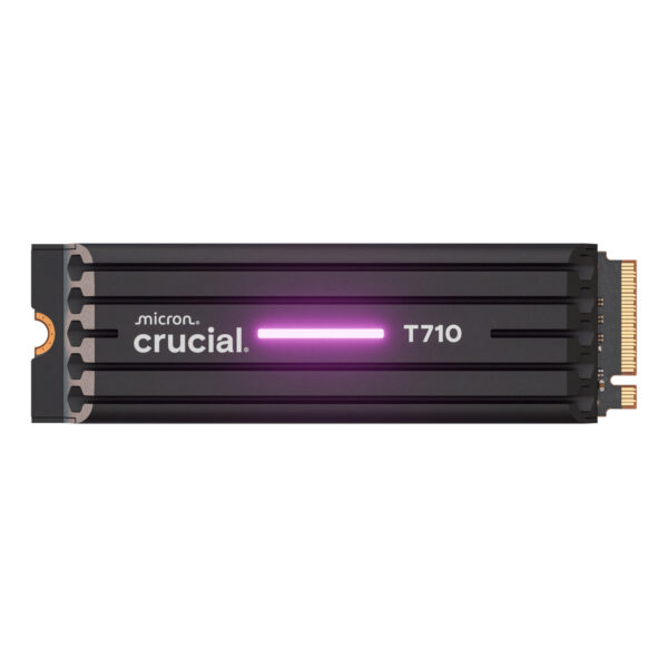 Crucial T710 1TB M.2 NVMe Gen5 NAND SSD with Heatsink