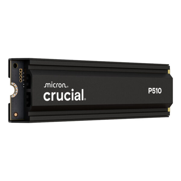 Crucial P510 2TB M.2 Gen5 with Heatsink NVMe 3D NAND SSD