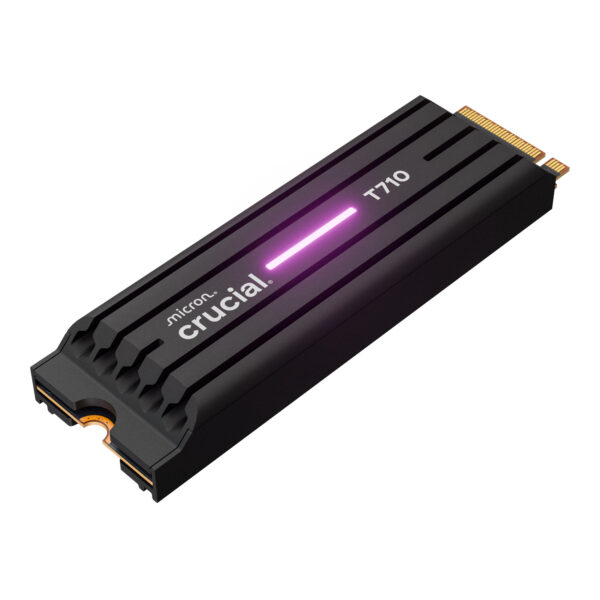 Crucial T710 2TB M.2 NVMe Gen5 NAND SSD with Heatsink