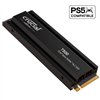 Crucial T500 1TB M.2 NVMe Gen4 with Heatsink NAND SSD