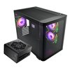 FSP S380 M-ATX ARGB Gaming Chassis and VITA GM 750W Power Supply Bundle