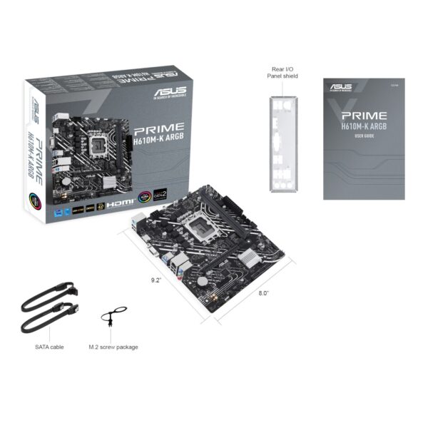Asus PRIME H610M-R DDR5 LGA1700 Micro-ATX Motherboard