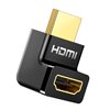 UGREEN HD112 HDMI 4K Male to Female Up-angled Connector - Black