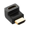 UGREEN HD112 HDMI 4K Male to Female Up-angled Connector - Black