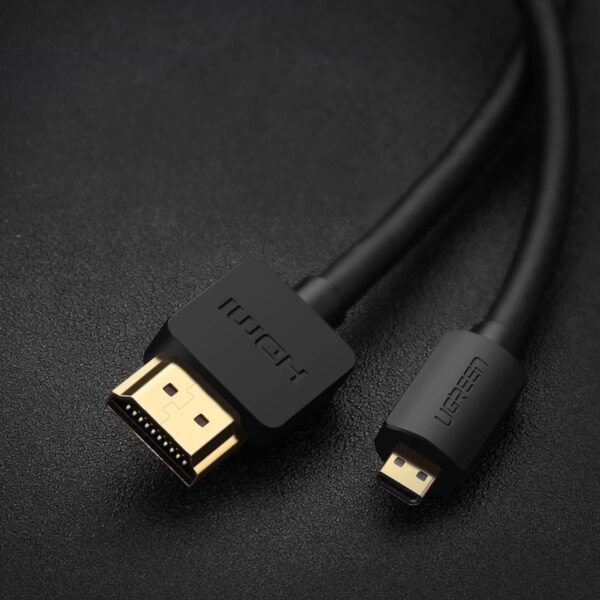 UGREEN HD127 Micro HDMI to HDMI 2.0 Cable 1.5M - Black