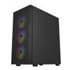 FSP M220 ATX Mid Tower Gaming Chassis - Black