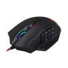 REDRAGON IMPACT 12400DPI MMO Gaming Mouse - Black