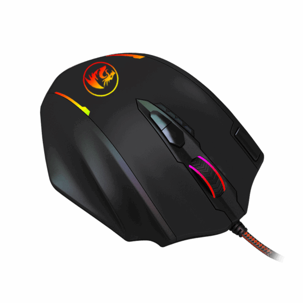 REDRAGON IMPACT 12400DPI MMO Gaming Mouse - Black