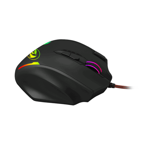 REDRAGON IMPACT 12400DPI MMO Gaming Mouse - Black