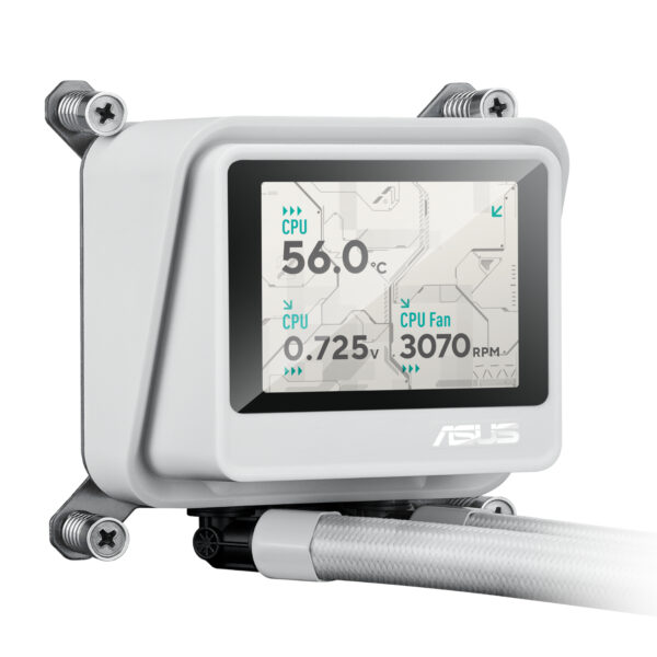 Asus MAX Gaming LC 360 ARGB LCD All-in-one CPU Liquid Cooler - White