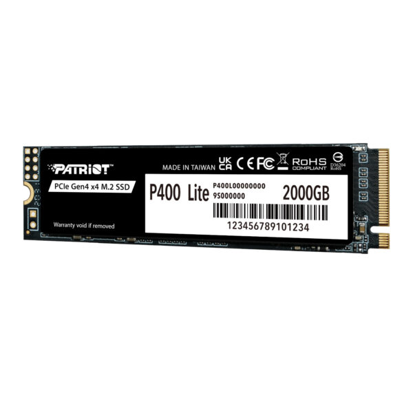 Patriot P400 Lite 2TB M.2 PCIe Gen 4 x4 NVMe SSD