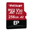 Patriot EP Series 256GB MICRO SDXC V30 A2 (w/o Adaptor)
