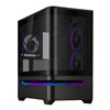 Asus Prime AP202 ARGB Curved Tempered Glass Micro-ATX Chassis – Black