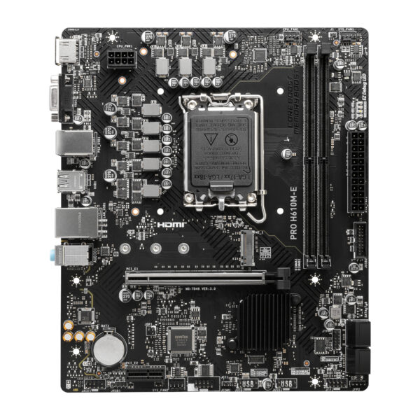 MSI PRO H610M-E Intel LGA1700 DDR5 M-ATX Motherboard