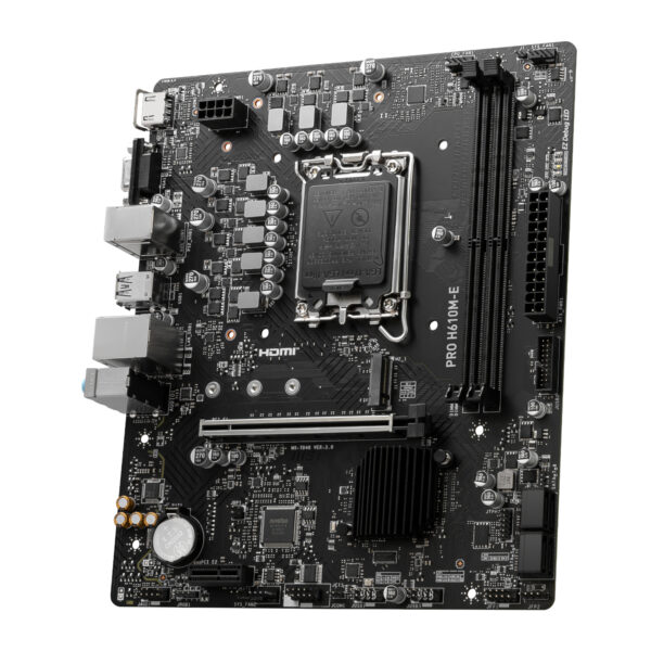 MSI PRO H610M-E Intel LGA1700 DDR5 M-ATX Motherboard