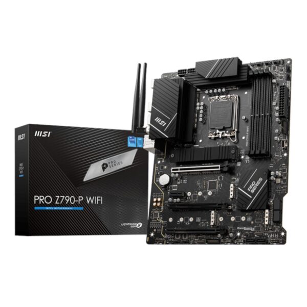 MSI PRO Z790-P WIFI Motherboard – Intel Z790, Wi-Fi 6E, DDR5, ATX