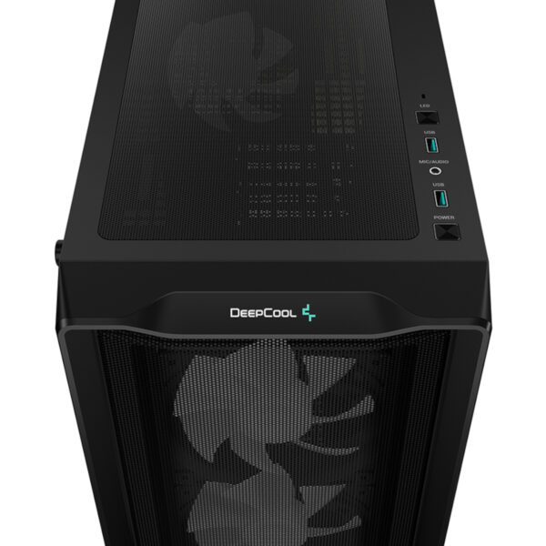 DeepCool CC560 MESH V2 ATX Mid Tower Airflow Gaming Chassis – Black