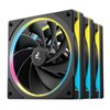 DeepCool FL12R SE 3-in-1 ARGB 120mm PWM 3 Fan Pack - Black