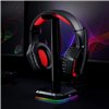 Redragon HA300 Scepter Pro RGB Headset Stand with USB Hub (4 x USB 2.0, RGB Lighting)