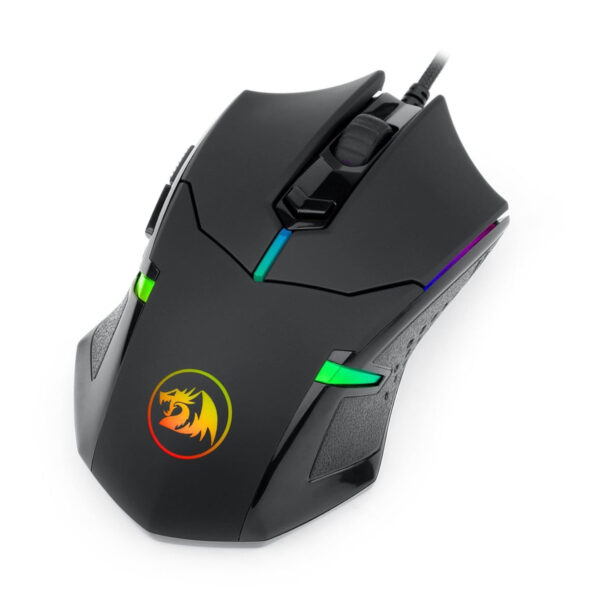REDRAGON CENTROPHORUS 7200DPI RGB Gaming Mouse - Black