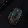 REDRAGON PERDICTION 4 12400DPI RGB MMO Ergo Gaming Mouse - Black