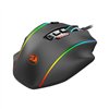 REDRAGON PERDICTION 4 12400DPI RGB MMO Ergo Gaming Mouse - Black