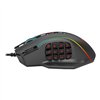 REDRAGON PERDICTION 4 12400DPI RGB MMO Ergo Gaming Mouse - Black