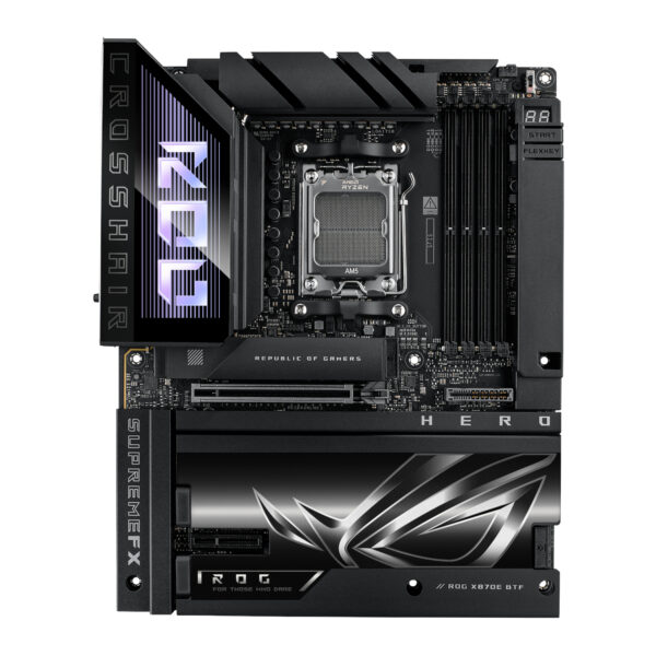 ASUS ROG CROSSHAIR X870E HERO BTF AMD AM5 ATX Gaming Motherboard