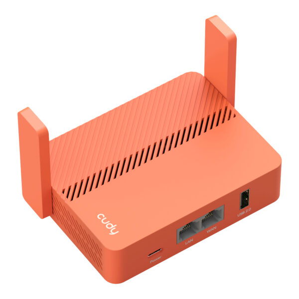 Cudy AC1200 Wi-Fi Mini VPN Router - Orange