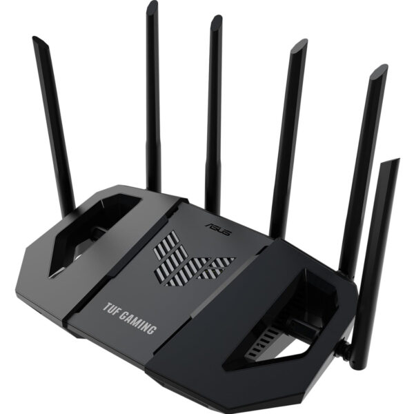 ASUS TUF Gaming BE6500 Wi-Fi 7 Dual-Band Gaming Router – Extendable with Quad 2.5Gb Ports