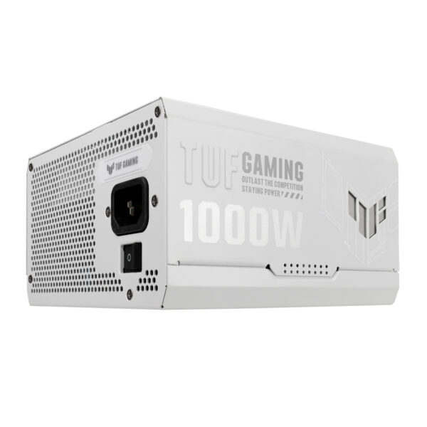 Asus TUF Gaming 1000W 80 PLUS Gold ATX Modular Power Supply - White