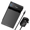 UGREEN 3.5" SATA Hard Drive USB 3.0 Enclosure 5Gbps – Black