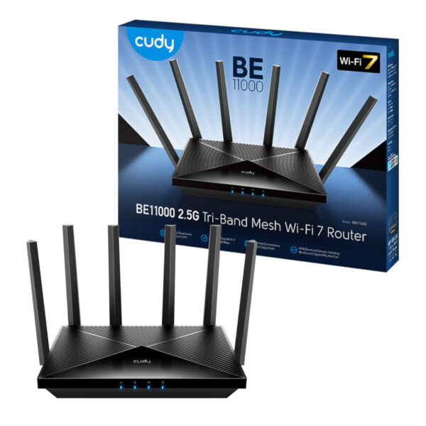 Cudy BE11000 Wi-Fi7 Gigabit Mesh Router