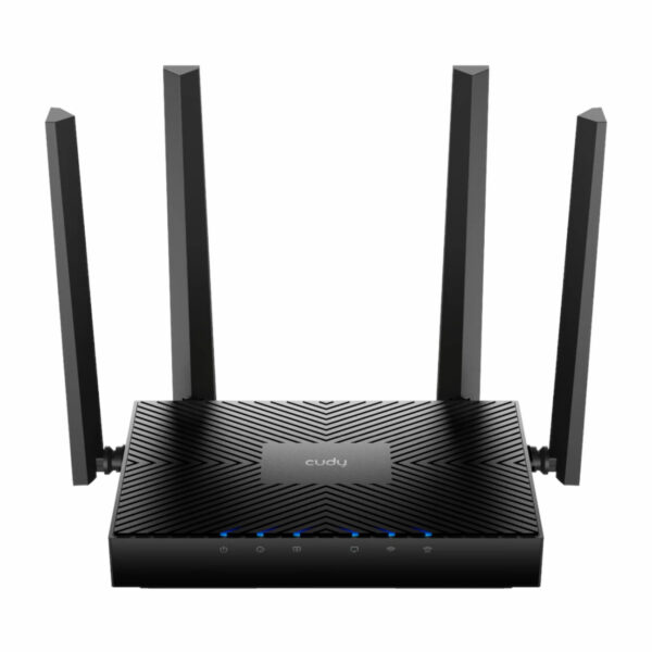Cudy AX3000 5-Port Gigabit Dual-Band Wi-Fi 6 Mesh Router – Black