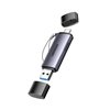 UGREEN CM185-50706 2-in-1 OTG Card Reader | Type-C | USB-A - Silver