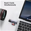 UGREEN CM185-50706 2-in-1 OTG Card Reader | Type-C | USB-A - Silver