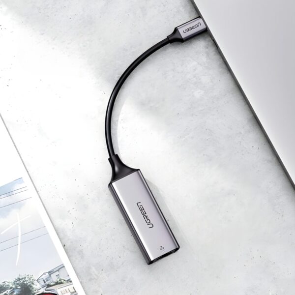 UGREEN CM199-50737 Type-C to Gigabit Ethernet Adapter - Silver