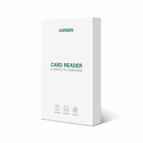 UGREEN USB 3.0 Dual Slot Card Reader for SD/TF Cards – 5Gbps Data Transfer