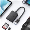 UGREEN USB 3.0 Dual Slot Card Reader for SD/TF Cards – 5Gbps Data Transfer