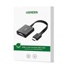 UGREEN HDMI to VGA Adapter, with 3.5mm Audio and Power Port - Black
