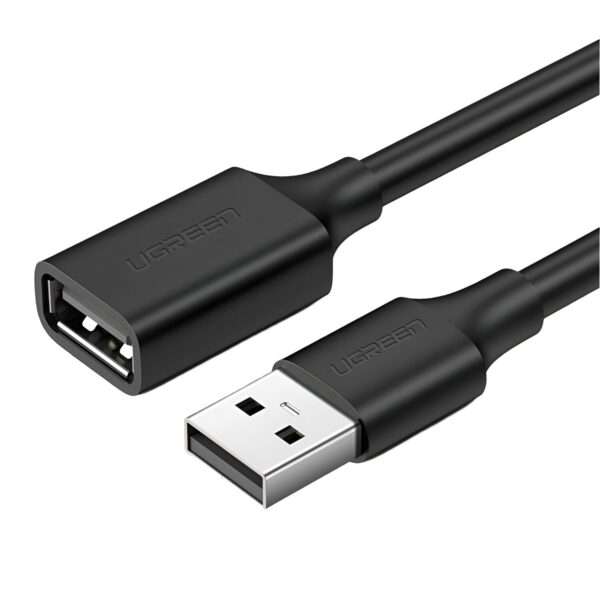 UGREEN USB 2.0 Extension Cable – Male to Female, 480Mbps Data Transfer - 3m
